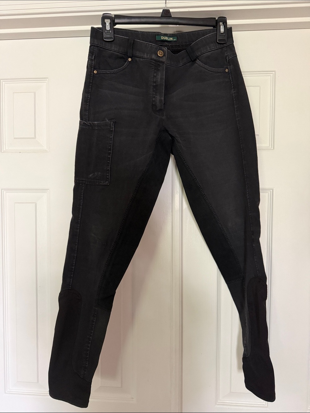 Dublin Women's Black Skinny Riding Jeans